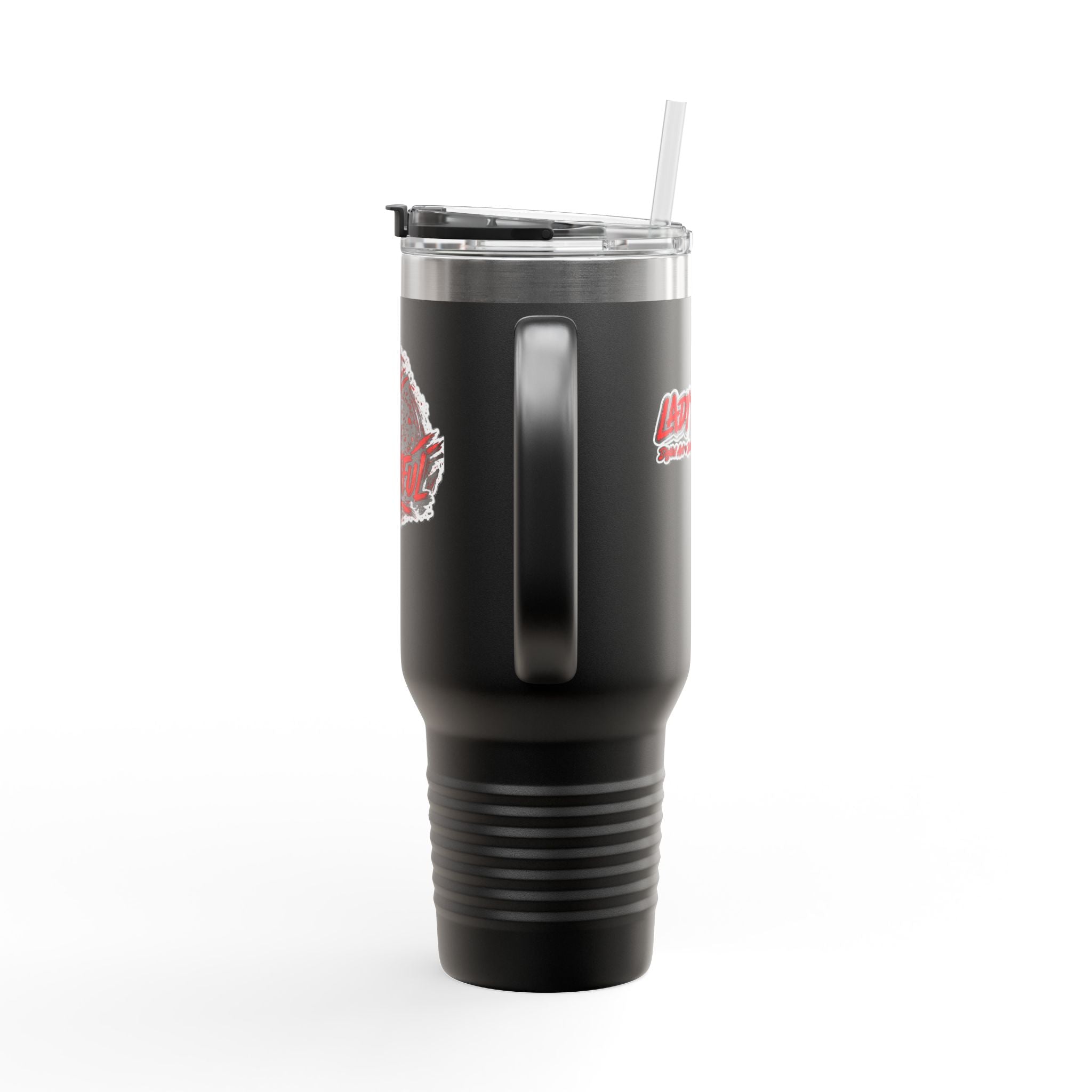 40oz Insulated Travel Mug – “I’m Beautiful” Graphic Thermal Tumbler