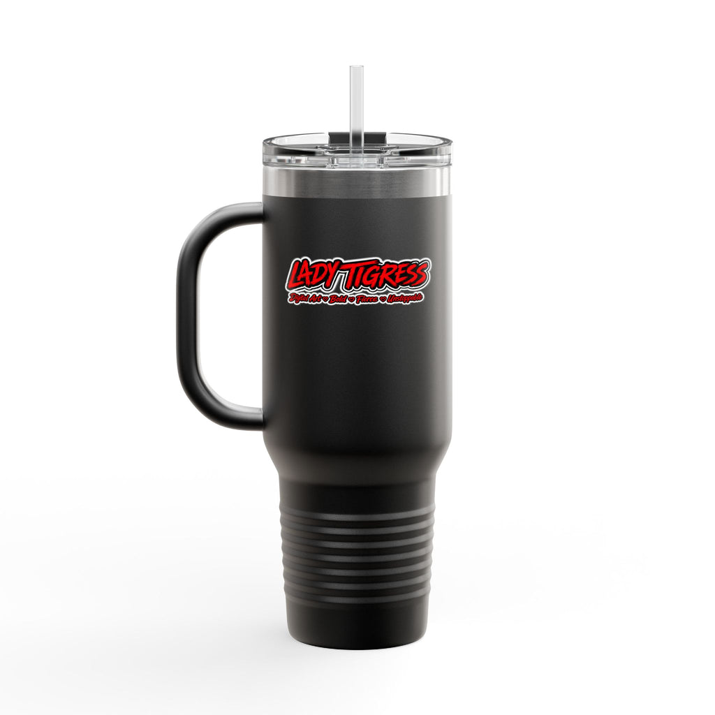 40oz Insulated Travel Mug – “I’m Beautiful” Graphic Thermal Tumbler