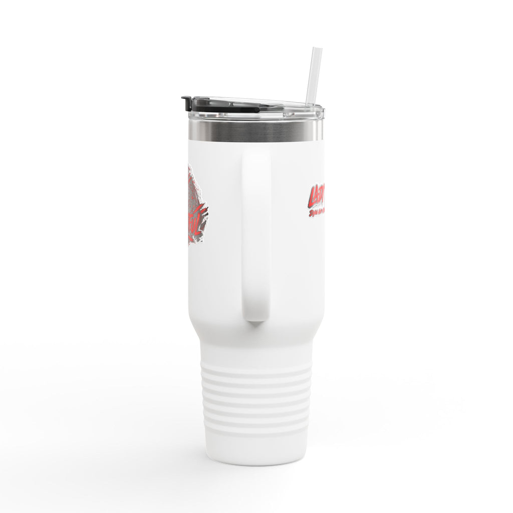 40oz Insulated Travel Mug – “I’m Beautiful” Graphic Thermal Tumbler