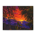 Sunset Mountain Canvas Print — Vibrant Scenic Wall Art